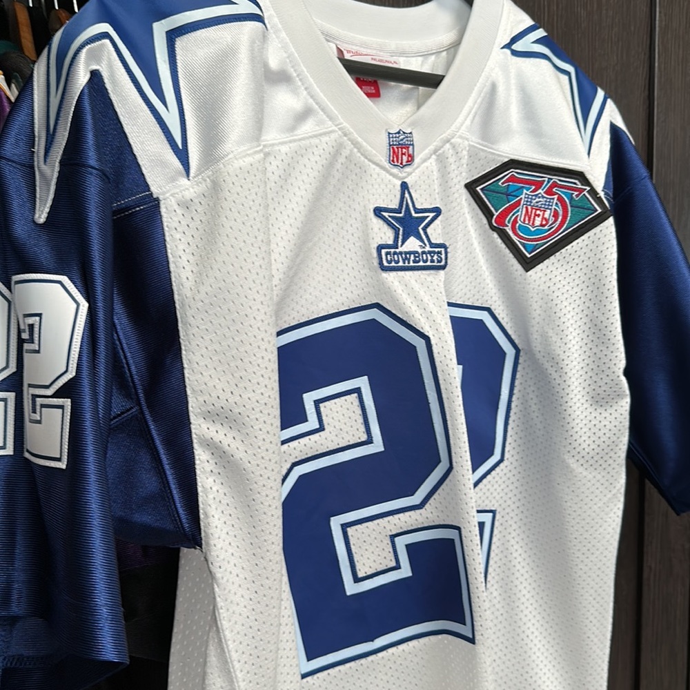 Emmitt Smith Dallas Cowboys Mitchell & Ness 1994 Authentic NFL Jersey - 44/L - Picture 4 of 10